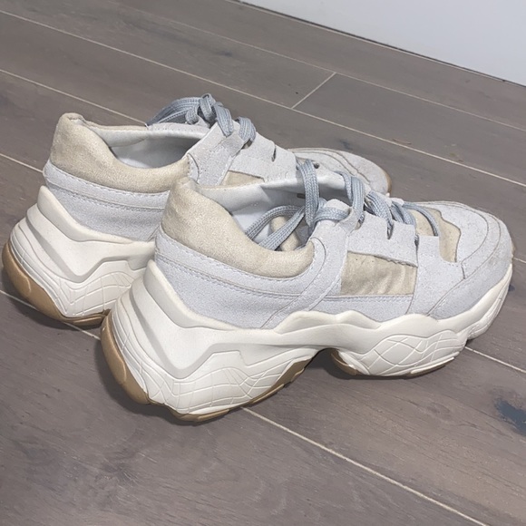 Chunky suede/ plastic shoes - Picture 3 of 7